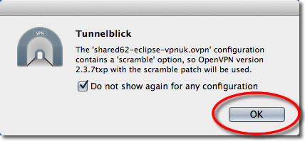 Install Tunnelblick