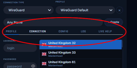 Optional Settings – VPNUK